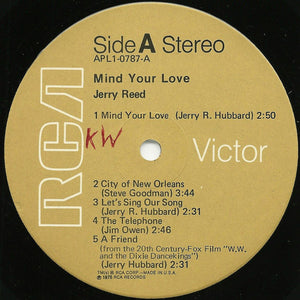 Jerry Reed : Mind Your Love (LP, Album)