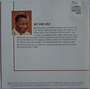 Nat King Cole : Sweet Georgia Brown (CD, Comp, Ora)