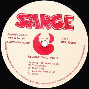 Lloyd Charmers : Reggae Sax Vol 1 (LP, Album)