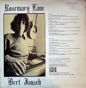 Bert Jansch : Rosemary Lane (LP, Album)