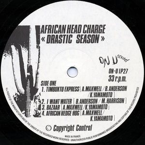 African Head Charge : Drastic Season (LP, Album, RP)