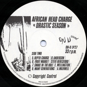 African Head Charge : Drastic Season (LP, Album, RP)