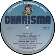 Load image into Gallery viewer, Steve Hackett : Defector (LP, Album, RE)
