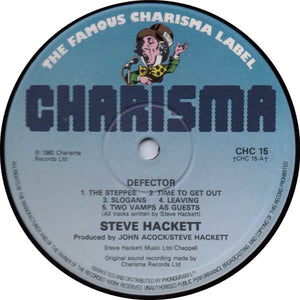 Steve Hackett : Defector (LP, Album, RE)