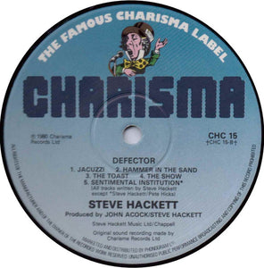 Steve Hackett : Defector (LP, Album, RE)