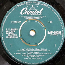 Load image into Gallery viewer, Nat King Cole : Unforgettable (7&quot;, EP, Mono)
