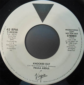 Paula Abdul : Knocked Out (7", Promo)