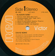 Load image into Gallery viewer, David Bowie : Aladdin Sane (LP, Album, Gat)
