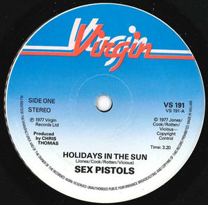 Sex Pistols : Holidays In The Sun (7", Single, CBS)