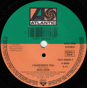 Skid Row : I Remember You (7", Single)