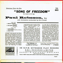 Load image into Gallery viewer, Paul Robeson : Selections From The Film &quot;Song Of Freedom&quot; (7&quot;, EP)
