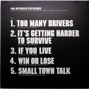 Paul Butterfield's Better Days : It All Comes Back (LP, Album)