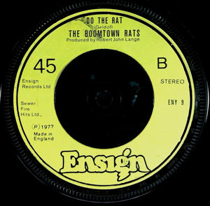 The Boomtown Rats : Mary Of The 4th Form (Alternate Version) (7", Single)
