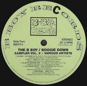 Various : The B-Boy / Boogie-Down Sampler 2 (LP, Smplr)
