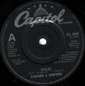 Ashford & Simpson : Solid (7", Single, 3.2)