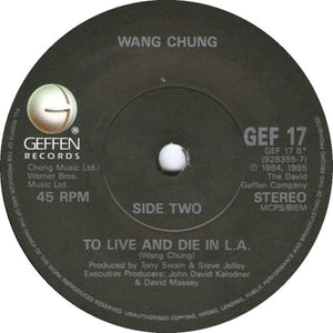 Wang Chung : Let's Go (7", Single)