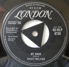 Load image into Gallery viewer, Ricky Nelson (2) : Lonesome Town (7&quot;, Single)
