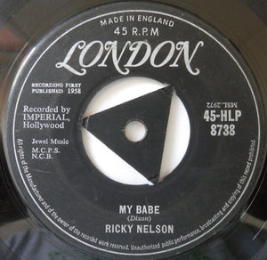 Ricky Nelson (2) : Lonesome Town (7", Single)