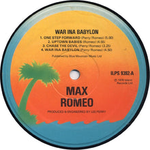 Load image into Gallery viewer, Max Romeo &amp; The Upsetters : War Ina Babylon (LP, Album)
