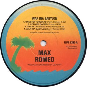 Max Romeo & The Upsetters : War Ina Babylon (LP, Album)