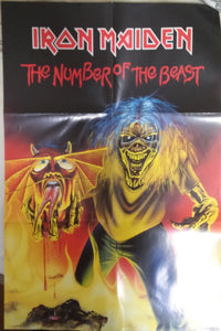Iron Maiden : The Number Of The Beast (7", Single, Ltd, Red)