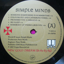 Load image into Gallery viewer, Simple Minds : New Gold Dream (81-82-83-84) (LP, Album, Pur)
