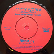 Load image into Gallery viewer, Rich Kids : Rich Kids (7&quot;, Single, Kno)
