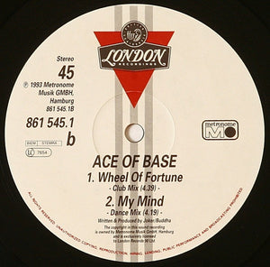 Ace Of Base : Wheel Of Fortune (12")