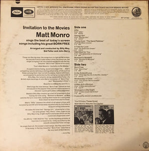 Matt Monro : Born Free (Invitation To The Movies) (LP, Los)