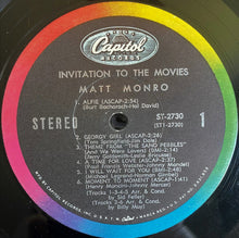 Load image into Gallery viewer, Matt Monro : Born Free (Invitation To The Movies) (LP, Los)
