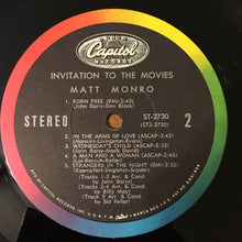 Load image into Gallery viewer, Matt Monro : Born Free (Invitation To The Movies) (LP, Los)
