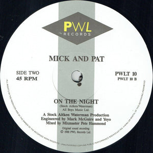 Pat & Mick : Let's All Chant (12")