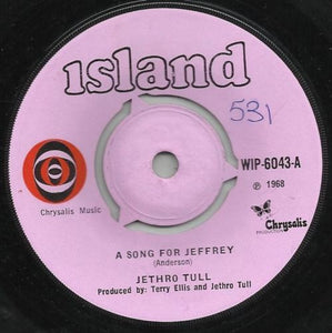 Jethro Tull : A Song For Jeffrey (7", Single)