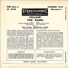Load image into Gallery viewer, The Band Of The Royal Artillery : Follow The Band (7&quot;, EP)
