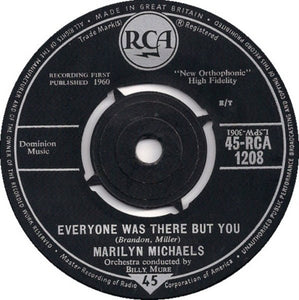 Marilyn Michaels : Tell Tommy I Miss Him  (7", Single)