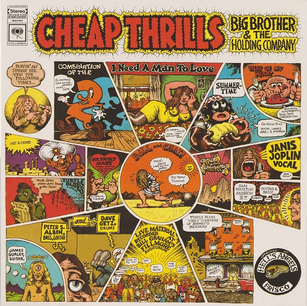 Big Brother & The Holding Company : Cheap Thrills (LP, Album, RE, RM, 180)