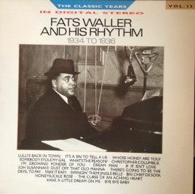Fats Waller & His Rhythm : 1934 To 1936 (LP, Comp)