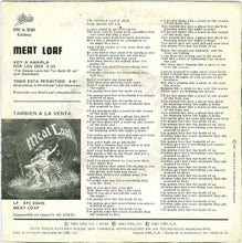 Load image into Gallery viewer, Meat Loaf : Voy A Amarla Por Los Dos = I&#39;m Gonna Love Her For Both Of Us (7&quot;, Single, Promo)
