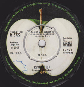 The Beatles : Hey Jude / Revolution (7", Single, 4-P)