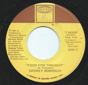 Smokey Robinson : Who's Sad (7", Single)