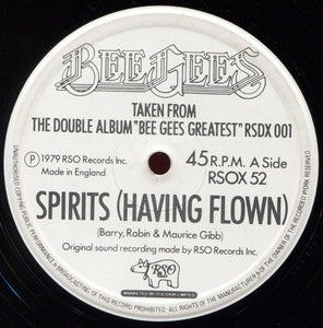 Bee Gees : Spirits (Having Flown) / Wind Of Change (12")