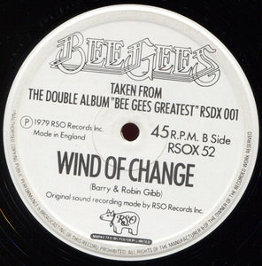 Bee Gees : Spirits (Having Flown) / Wind Of Change (12")