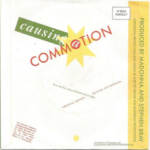 Madonna : Causing A Commotion (7", Single, Pap)