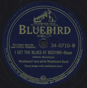Washboard Sam And His Washboard Band : I Laid My Cards On The Table / I Get The Blues At Bedtime (Shellac, 10")