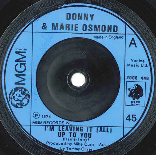 Donny & Marie Osmond : I'm Leaving It (All) Up To You (7