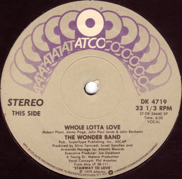 The Wonder Band : Whole Lotta Love (12
