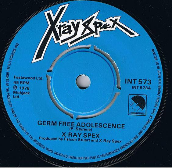 X-Ray Spex : Germ Free Adolescents (7