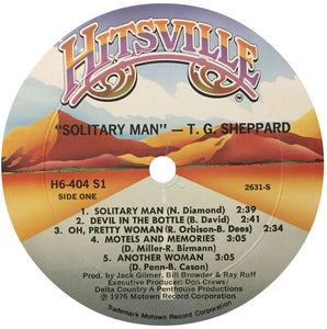 T.G. Sheppard : Solitary Man (LP, Album)