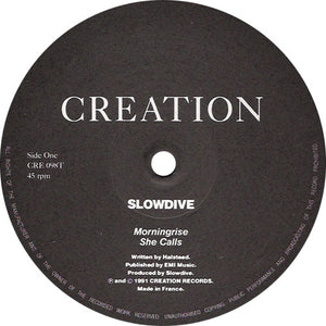 Slowdive : Morningrise (12", Single)