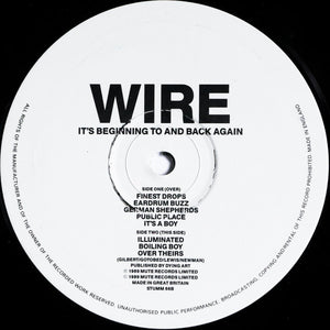 Wire : It's Beginning To And Back Again (LP, Album)